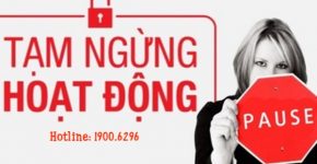 Hướng dẫn thủ tục Tạm ngừng kinh doanh