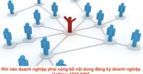 Khi nào doanh nghiệp phải công bố nội dung đăng ký doanh nghiệp