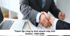 Thành lập công ty kinh doanh máy tính