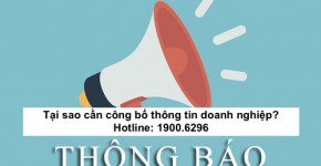 Tại sao cần công bố thông tin doanh nghiệp?