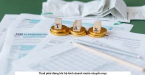 Thuế phải đóng khi hộ kinh doanh muốn chuyển mục đích kinh doanh sang dịch vụ thương mại theo luật