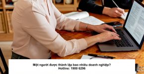 Một người được thành lập bao nhiêu doanh nghiệp?