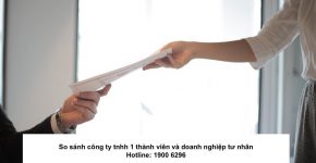 So sánh công ty tnhh 1 thành viên và doanh nghiệp tư nhân